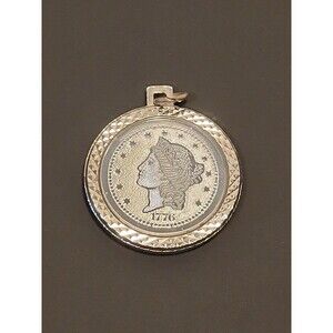 Vintage “1776” Replica 20 Dollar Coin Necklace Pendant ONLY